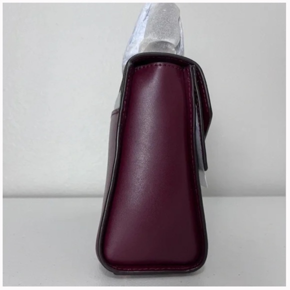 Michael Kors Sloan Double Flip Signature Leather Satchel - Picture 6 of 10